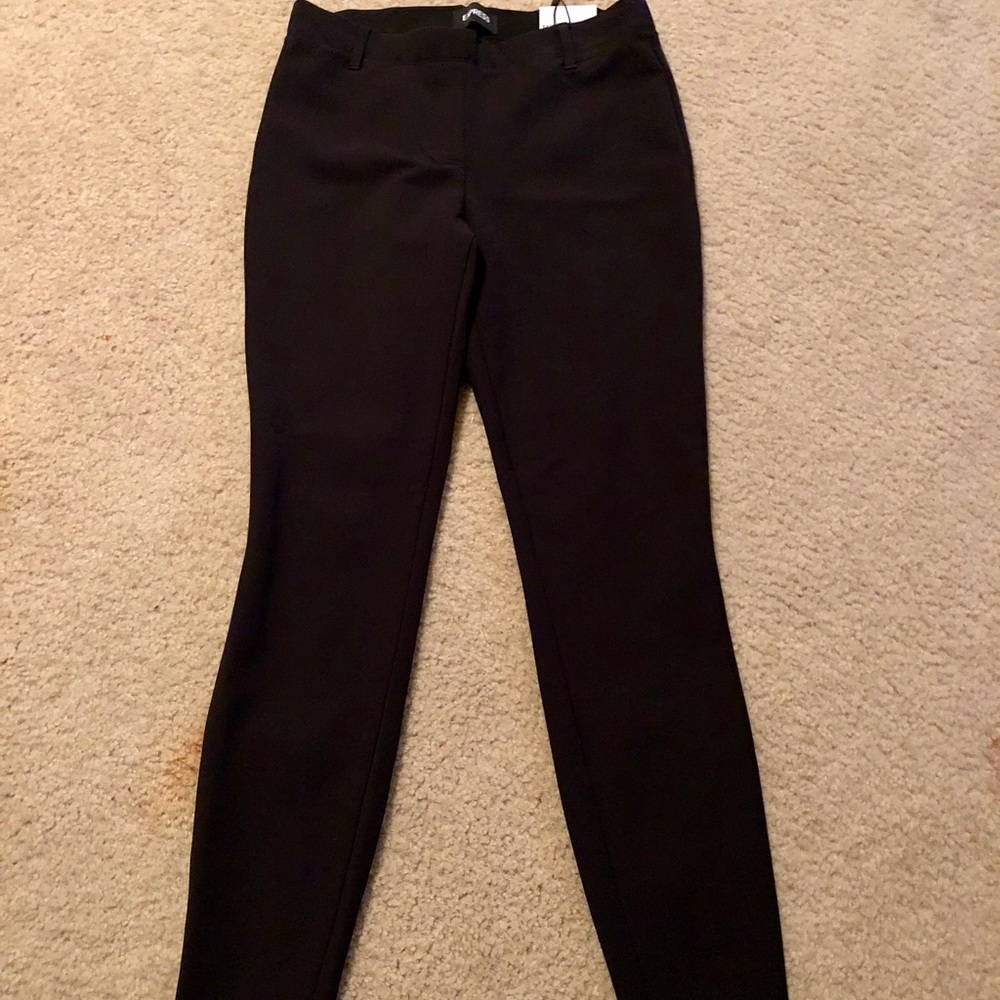 Stretchy black dress pants